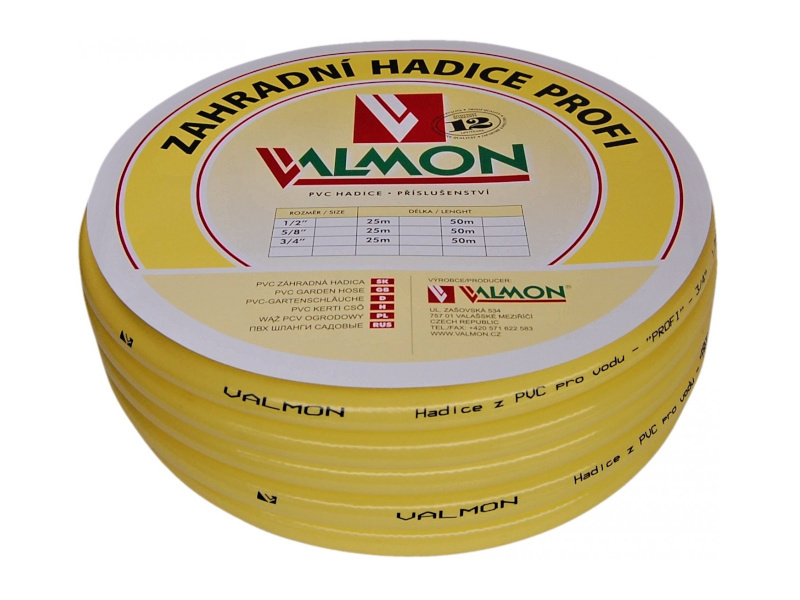 PROFI - PVC záhradná hadice 1119 žltá