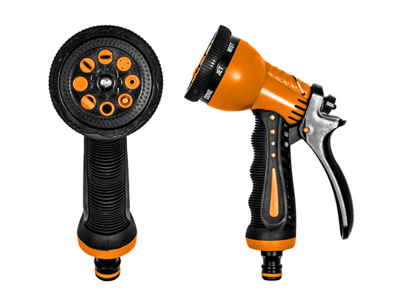 Aq BL pištoľ Zebra 8-funkčná kovová