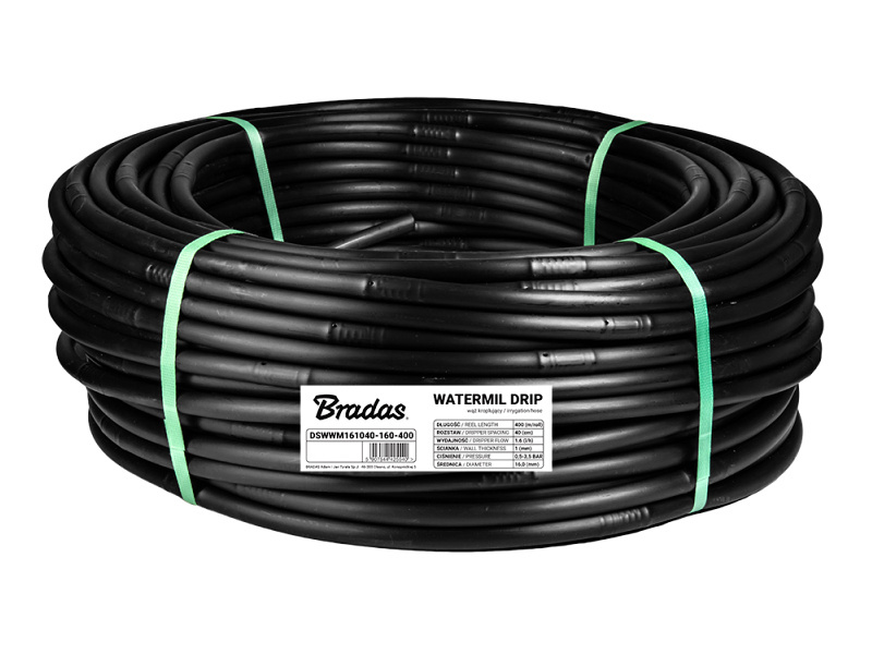 Kvapkacia perforov. hadica 16,0/1,0mm-1,6l/h-black