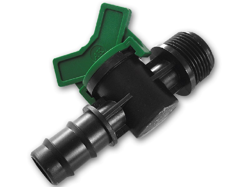 Nástrčné PEF ventily nátrubok / vonkajší závit