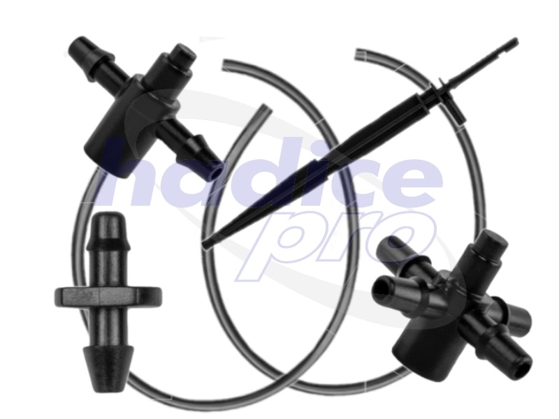 Mikro rozdeľovače, ihly, hadičky