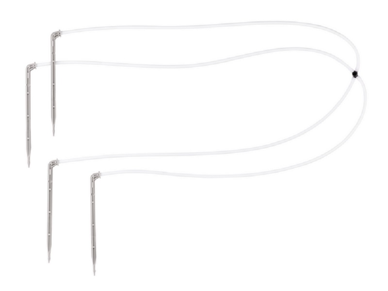 Kvapkový mikro set: rozdeľovač,4 ihly,4 hadice