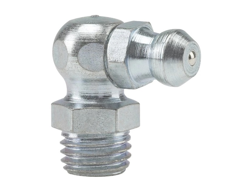 Mazacia hlavica guľová napichovacia palcová  90°