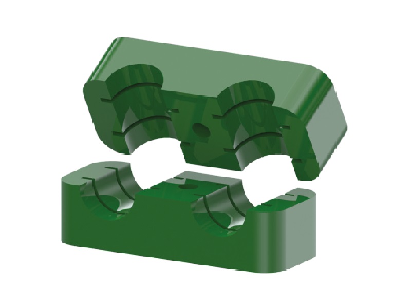 objímka držiaka z PP 2x oko -ľahká L rada