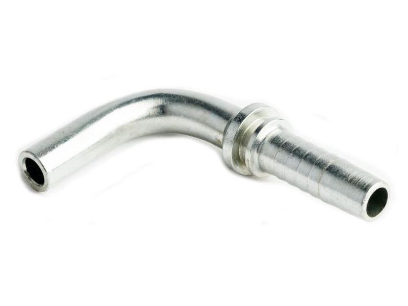 BEL 90° - koncovka, rúrka, pre zárezný prsteň, ľahká rada