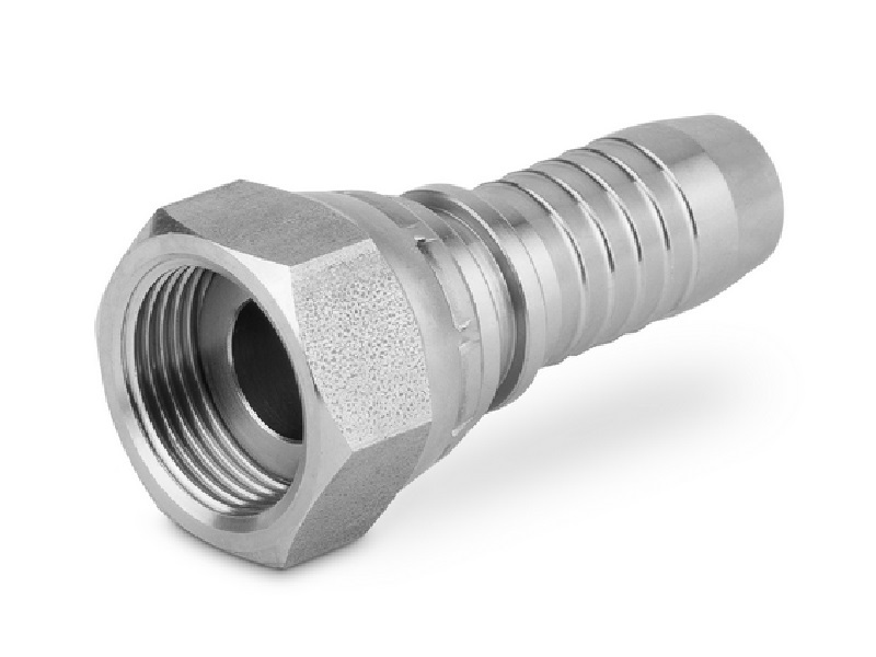 DKRF 0° - koncovka s maticou BSP, rovné čelo