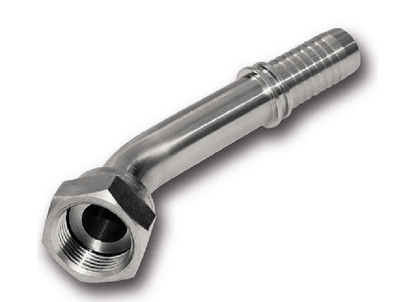 DKRF 45° - koncovka s maticou BSP, rovné čelo