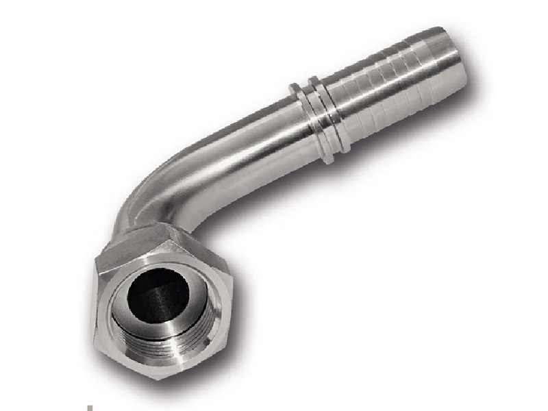 DKRF 90° - koncovka s maticou BSP, rovné čelo