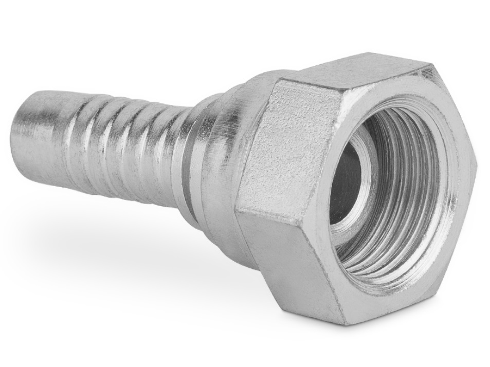 DKR NPSM  0° - koncovka s maticou a závitom NPSM