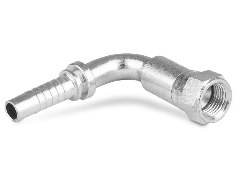 DKJ 90° - koncovka s maticou JIC 74°  predĺžená