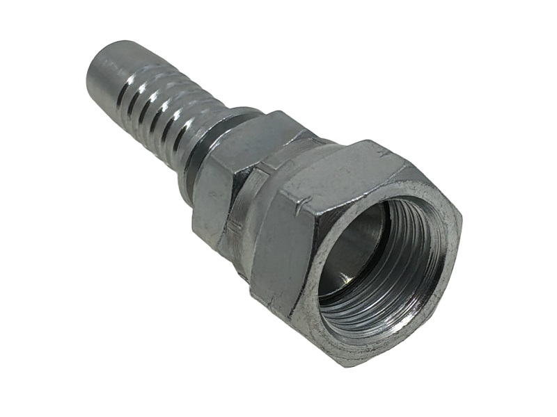 JIS Komatsu 0° - koncovka s maticou, metrická