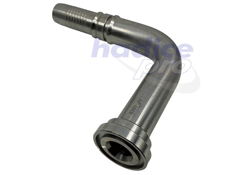 SFS long Interlock 90° - koncovka s prírubou 6000PSI