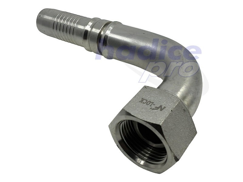 DKR Interlock 90° - koncovka s maticou