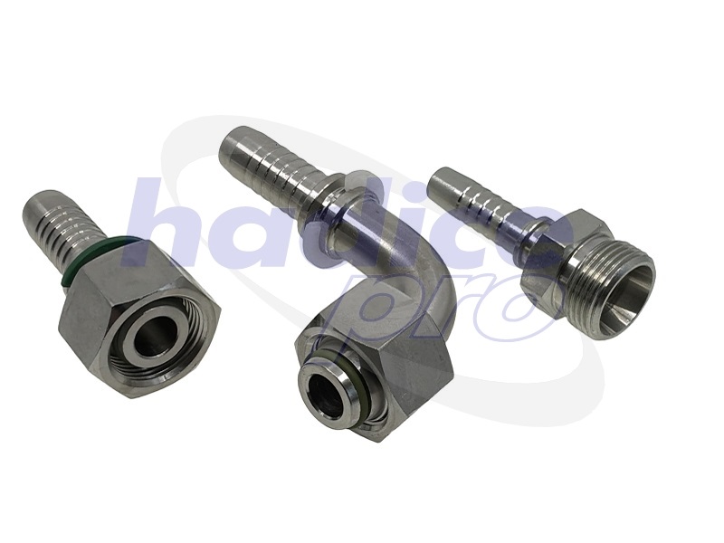 Nerez M metrické hydraulické koncovky