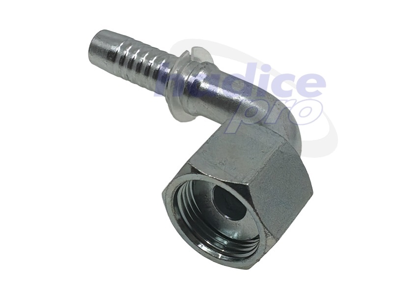 ss ORFS 90° -nerez koncovka s maticou ORFS