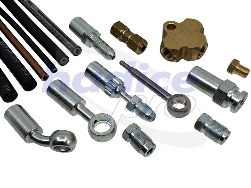 Brzdové hadice, koncovky na automobily a motocykle