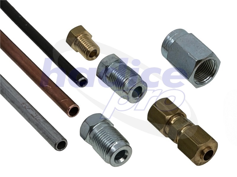 Kovové brzdové rúrky, trubky a koncovky na autá