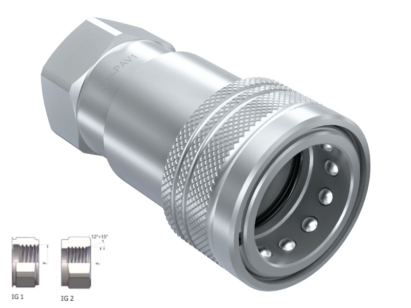 rýchlospojka guličková PAV1 zásuvka vnút.závit