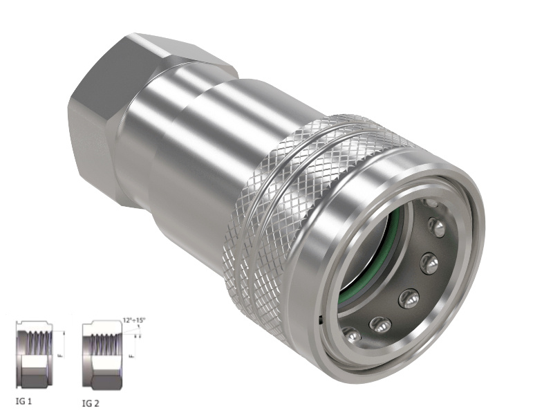 rýchlospojka guličková nerez PAVX zásuvka vnút.závit