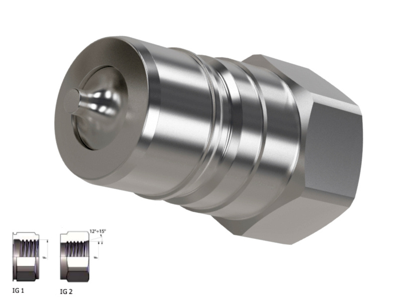 rýchlospojka guličková nerez PAVX zástrčka vnút.závit