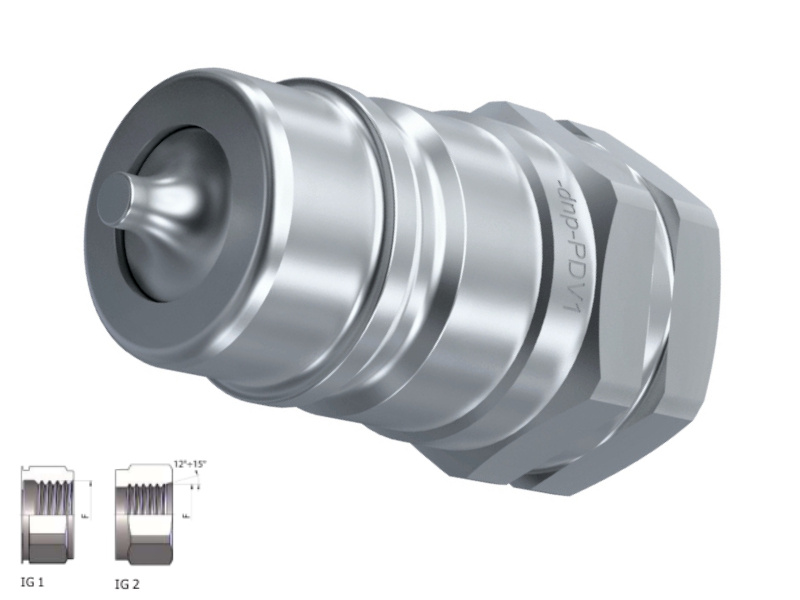 guličková rýchlospojka-zástrčka PDV1 vnút.závit