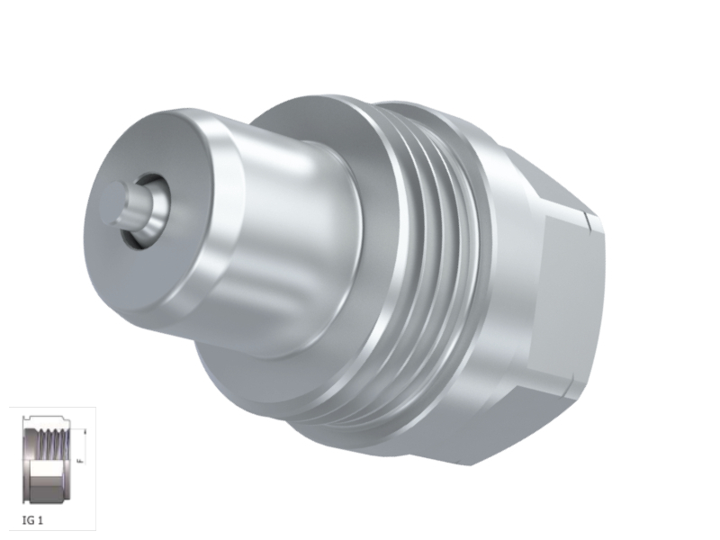 rýchlospojka šrobovacia-zástrčka PVM1 vnút. závit