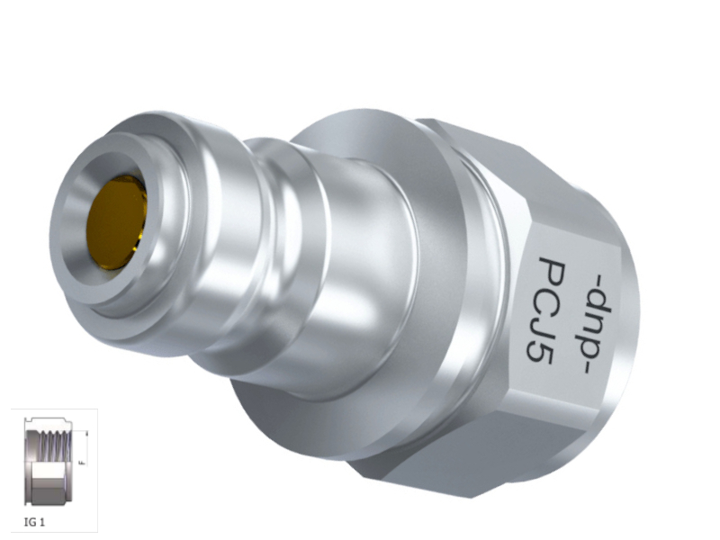 guličková rýchlospojka-zástrčka PCJ5 vnút.závit